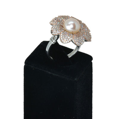 925 Sterling Silver Pearl Ring AH-0131 - 2