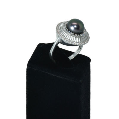 925 Sterling Silver Pearl Ring AH-0135 - 2